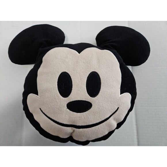 Disney Mickey Mouse emoji plush pillow Reversible - Picture 1 of 4